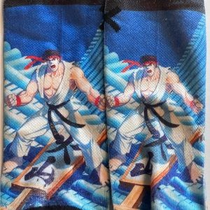 StreetFighter Ryu graphic socks Anime